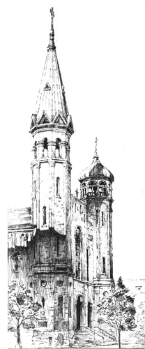 church-sketch Old St. Pats